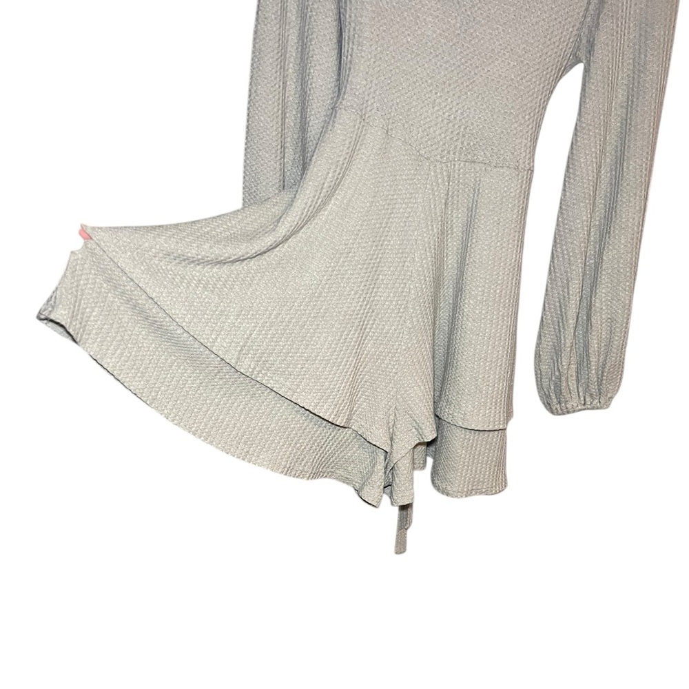 OHS Clothing • Long Sleeve Peplum Romper - Picture 2 of 5